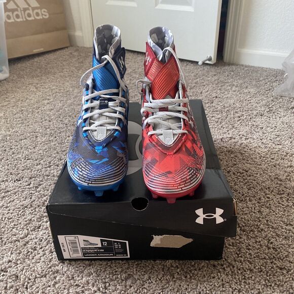 Under Armour UA Highlight MC LE USA Football Cleats 3026340-100